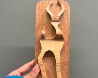 Small Reindeer Plaque