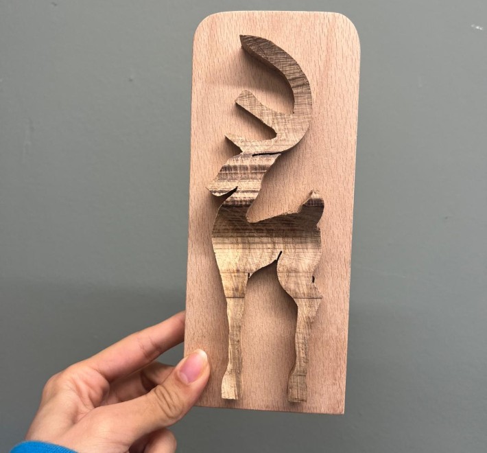 Small Reindeer Plaque