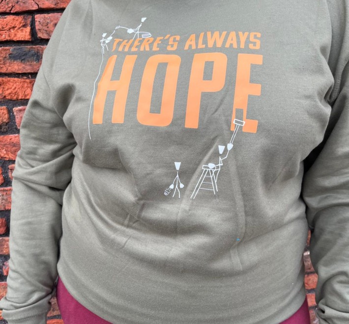 There's Always Hope Sweatshirt - Sage