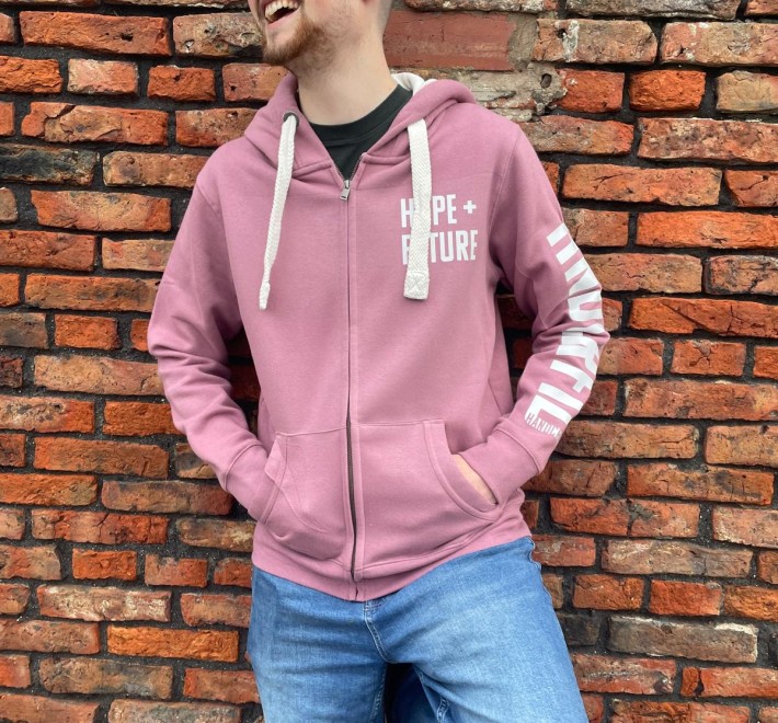 Hoodie - A Hope + A Future - Pink