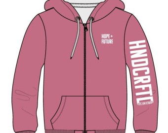 Hoodie - A Hope + A Future - Pink