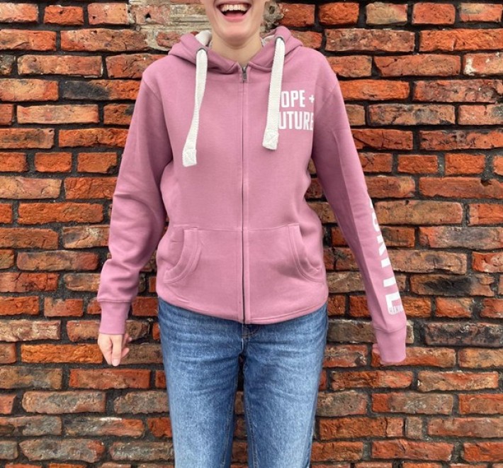 Hoodie - A Hope + A Future - Pink