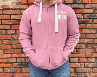 Hoodie - A Hope + A Future - Pink