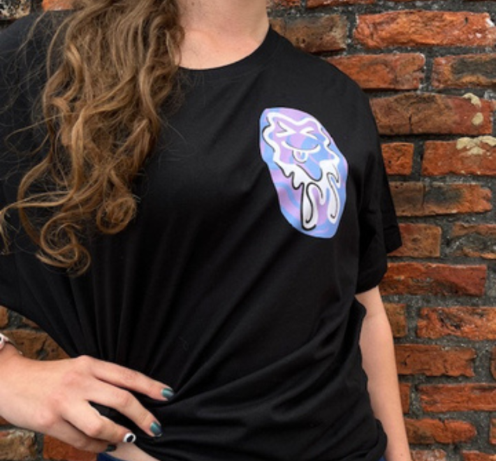 Trainee-Designed Abstract Graphic T-Shirt