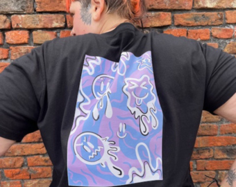 Trainee-Designed Abstract Graphic T-Shirt