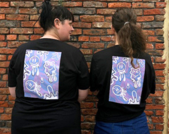 Trainee-Designed Abstract Graphic T-Shirt