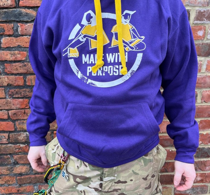 Made With Purpose Hoodie - Purple (Limited Edition)