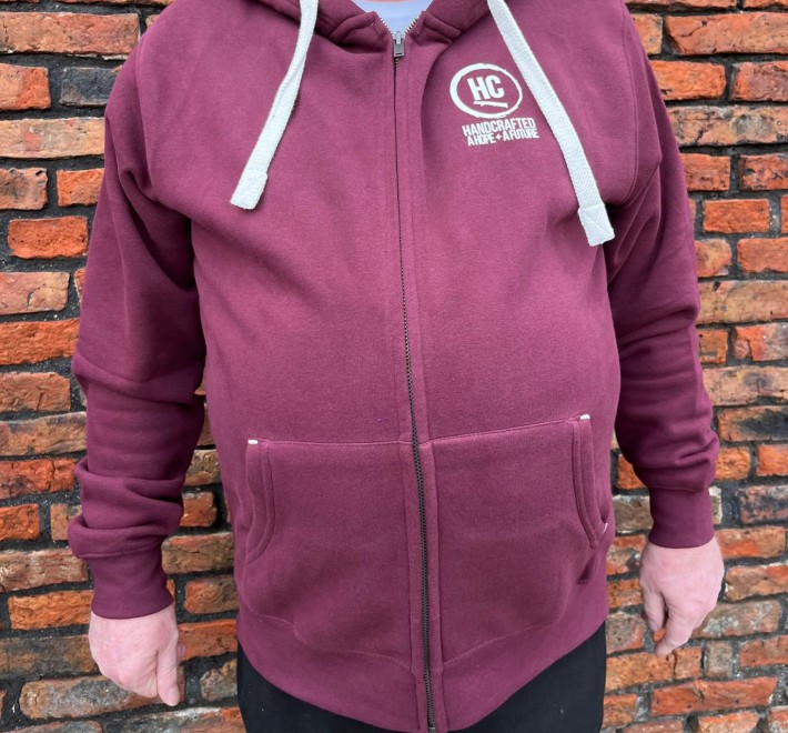Made With Purpose Zip Hoodie - Burgundy (Limited Edition)